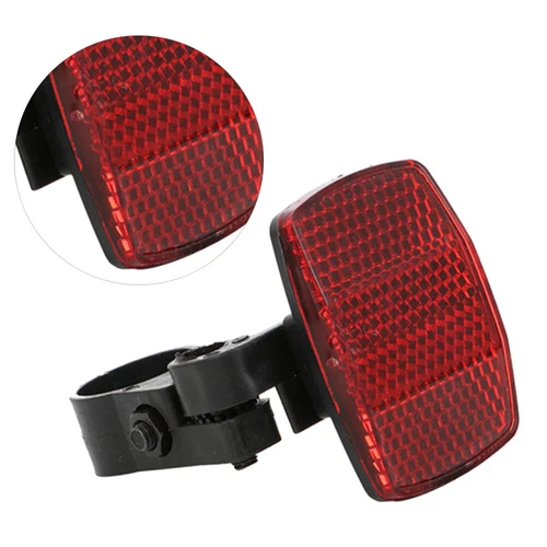 Stickers Mount Safe Reflector Rear Warning Bike Trailer Reflective Film