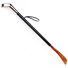 FootFitter Deluxe 28" Nickel Plated Golf Driver Handle Shoe Horn