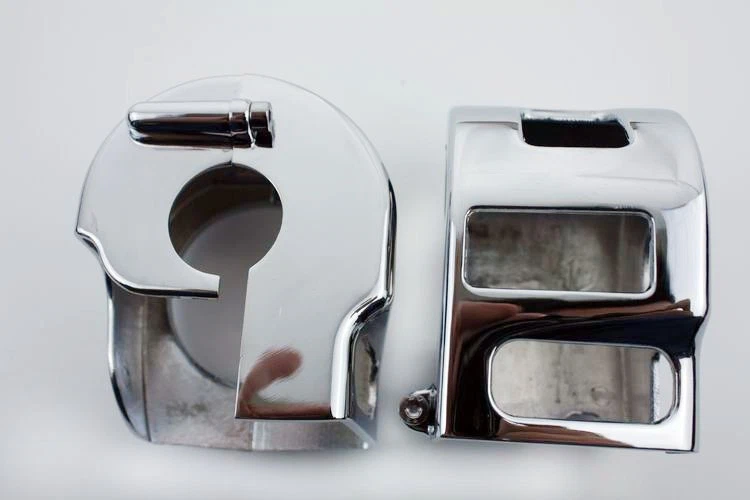 Cubierta de carcasa de interruptor cromada para Kawasaki Vulcan 1500 1600 1999-2008 todos los modelos Foto 2 de 4