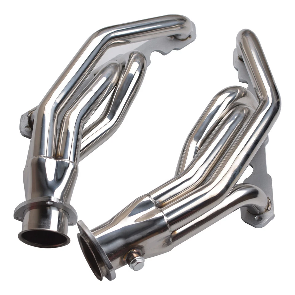 For 88-97 Chevy GMC TRUCK 1500 2500 3500 5.0L 5.7L Steel Headers Ceramic Coated - Image 3 of 4