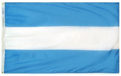 Argentina Civil Flag 3x5 Annin 190295 NYL-GLO High Quality Made in USA  Priority