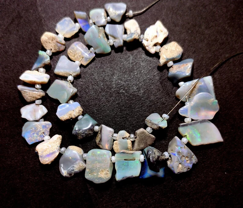 Natural Australian Opal Beads 10