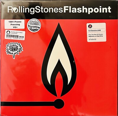 未開封2枚組CD Rolling Stones Flashpoint レア品 Rolling Stones - Flashpoint - Live 1989-1990 - Vinyl LP - *EX* +
