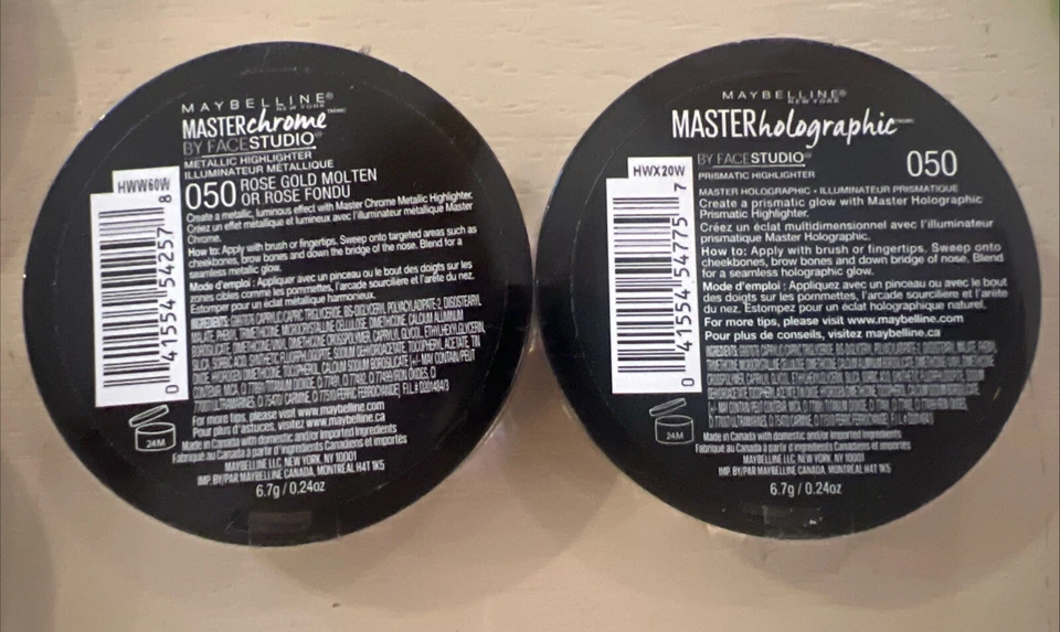 Iluminador metálico holográfico Maybelline New York Master cromado/master ~ #50 Foto 2 de 4