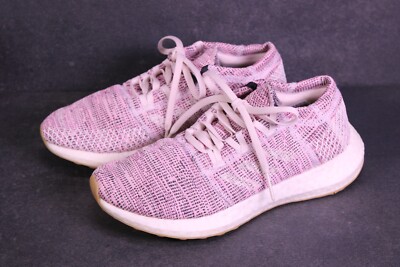 Adidas Sneaker PureBoost Go Damen Sportschuhe Gr. 38   rosa meliert Mesh BS468
