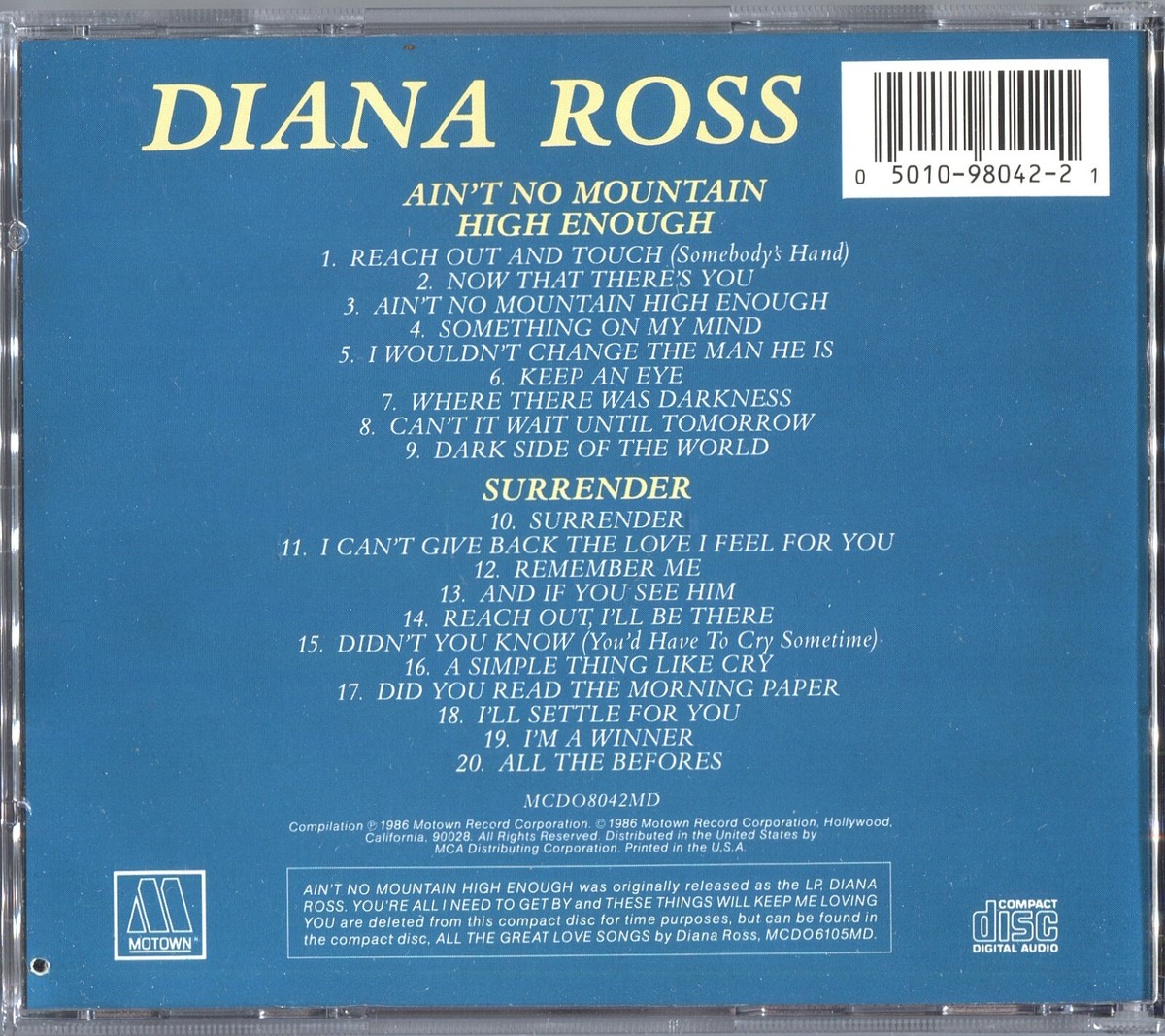 BCM CD Diana Ross/surender 、mountain 41j2q0YSj-L._UF1000,1000_QL80_.jpg