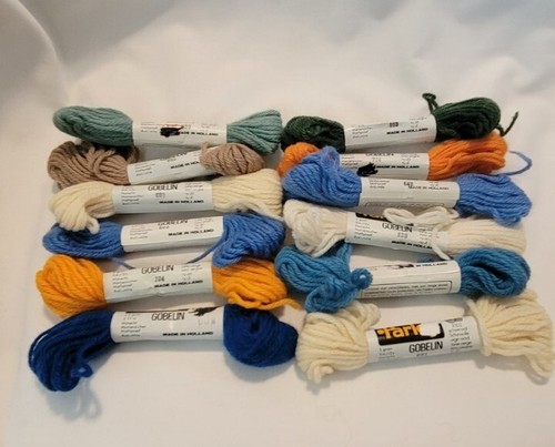 100+ madejas hilo tapiz punta aguja parley bon pasteur dama artesanía F1 - Imagen 7 de 12
