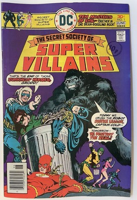 Secret Society of Super Villains #1 (1976) Justice League Cameo DC Comics