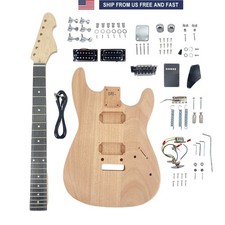 Mahogany Guitar Body Maple Guitar Neck Diy Electric Guitar kits harswares