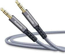 Aux Cord Nylon Braided Audio Cable Male to Male Stereo