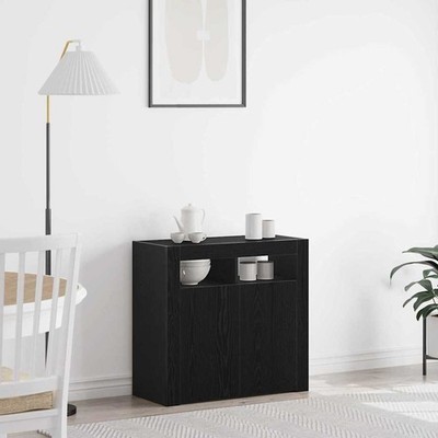 Sideboard mit LED-Leuchten Beistellschrank Kommode Anrichte Holzwerkstoff vidaXL