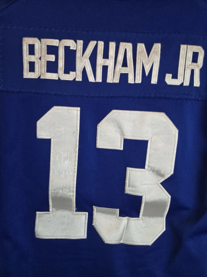 Camiseta para dama Odell Beckham Jr talla mediana Nike cosida #13 New York Giants cosida Foto 4 de 4
