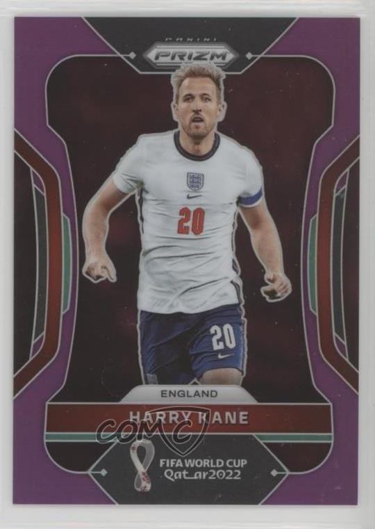 2022 Panini Prizm World Cup Qatar Purple Prizm /199 Harry Kane #86
