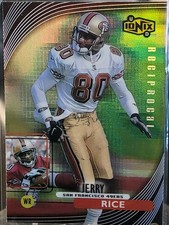 1999 Upper Deck Ionix Jerry Rice Reciprocal #R52 49ers