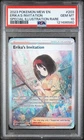 2023 POKEMON MEW EN-151 SPECIAL ILLUSTRATION RARE #203 ERIKA'S INVITATION PSA 10