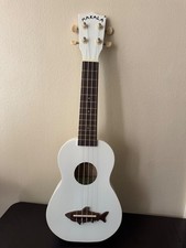 Kala Great White Soprano Shark Ukulele - White