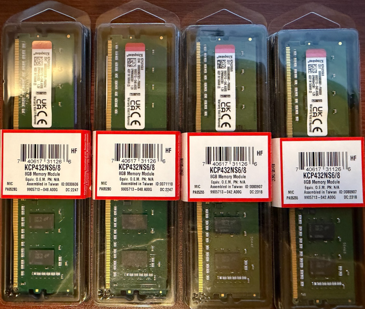 Kingston 2x 8GB (16gb total) DDR4 3200MT/s Non-ECC Unbuffered DIMM