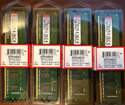 Kingston Micron DDR4 3200 8GB ×2 計 16GB Kingston 2x 8GB (16gb total) DDR4 3200MT/s Non-ECC Unbuffered DIMM