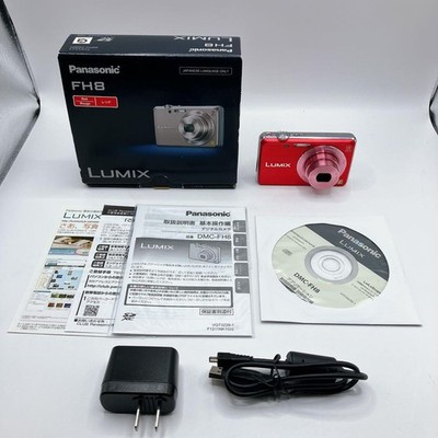 Panasonic LUMIX FH8 Red 16 Megapixel Compact Digital Camera