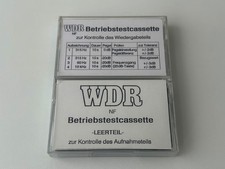 2x WDR NF Betriebstestcassette / Test Tape Ca...