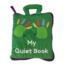 Toddler Quiet Book Car Activity Soft Interactive Vocabulary Fine Motor Fastener
