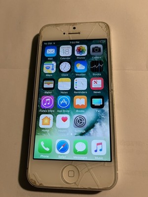 Apple iPhone 5 - 16 GB - White & Silver (AT&T) for sale online | eBay