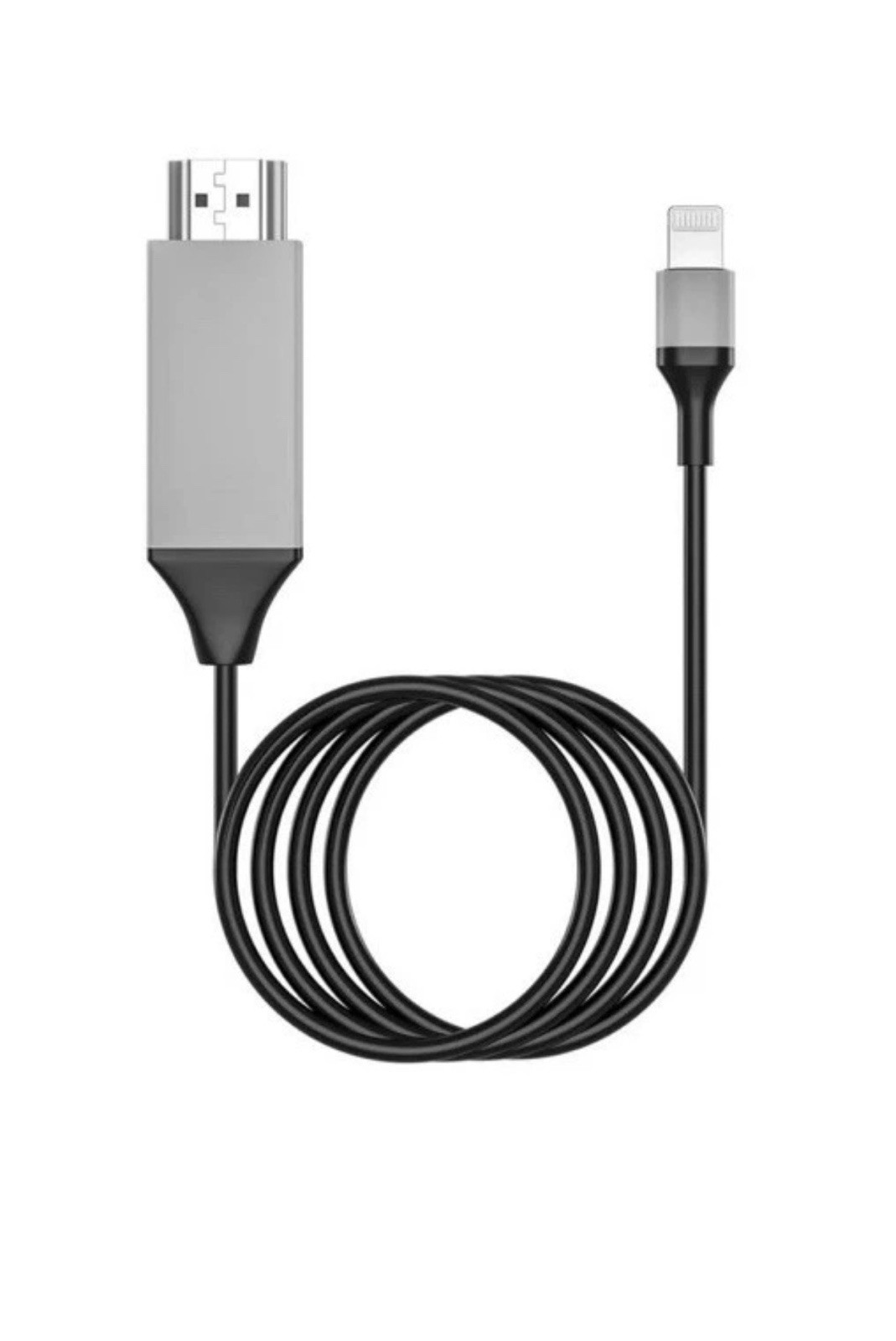 Apple Lightning HDMI Adapter Cable 1080p 6.6ft No Power for Iphone Ipad
