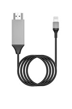 Apple Lightning HDMI Adapter Cable 1080p 6.6ft No Power for Iphone Ipad