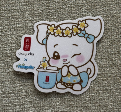 Neopets x Gong Cha Summer Splash Usul Sticker