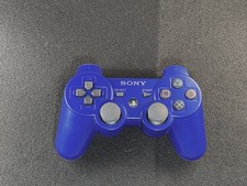 Sony PS3 Controller DualShock 3 Wireless Metallic Blue Genuine OEM Tested Workin