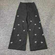 MAEVE The Collette Wide-Leg Pants: Bow Edition Women's Size 26 Black