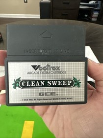 Vectrex Game Clean Sweep Complete In Box
