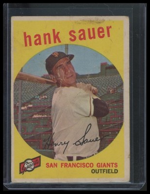 1959 Topps #404 Hank Sauer