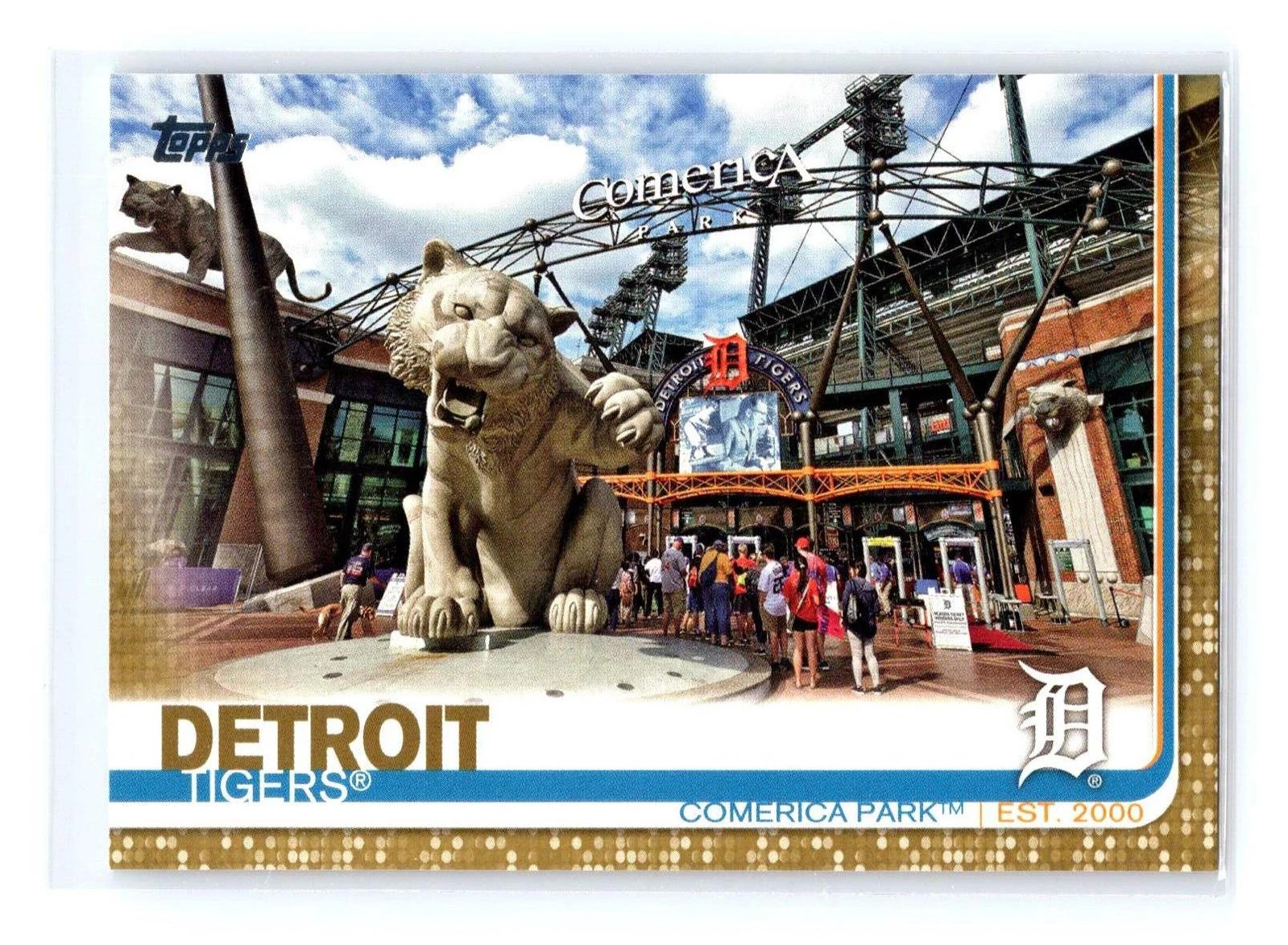Comerica Park trading card