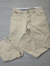 Wrangler Texas Jeans Mens 34W 30L Prewash Cowboy Cut Jean Tan Beige Regular fit