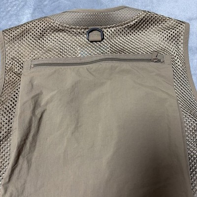 Gilet De Pêche Columbia PFG Cool Creek Homme - Beige Multi-poches - Taille M