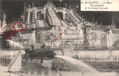 Ansichtskarte: Hl. Cloud Parc, Grande Cascade