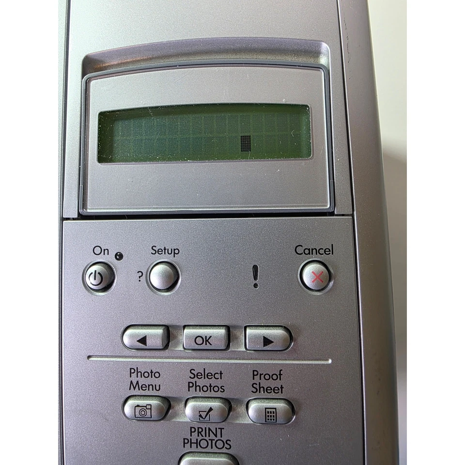 Impressora Jato de Tinta HP PSC 1610 All-In-One Scanner Copiadora - Reparo ou Apenas Peças - Imagem 3 de 4