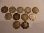 11 pc. BARBER DIME lot!