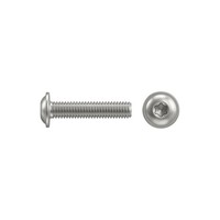 Iso 7380-2 Flachkopfschraube A 2 M 8 X 45 -T40 Vollgewinde A 2 100 Stk