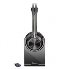 HP Poly Voyager Focus 2 Stereo Bluetooth Headset ANC USB-C Charging Stand