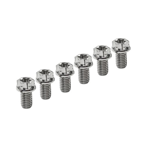 6 Stück Titan Schrauben Torx Kopf Flansch Schraube M8x15mm Für Motorrad Fahrrad - Picture 9 of 12