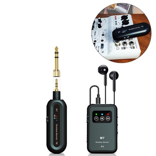 Kit récepteur émetteur IEM sans fil avec performances audio à faible latence - Afbeelding 4 van 9