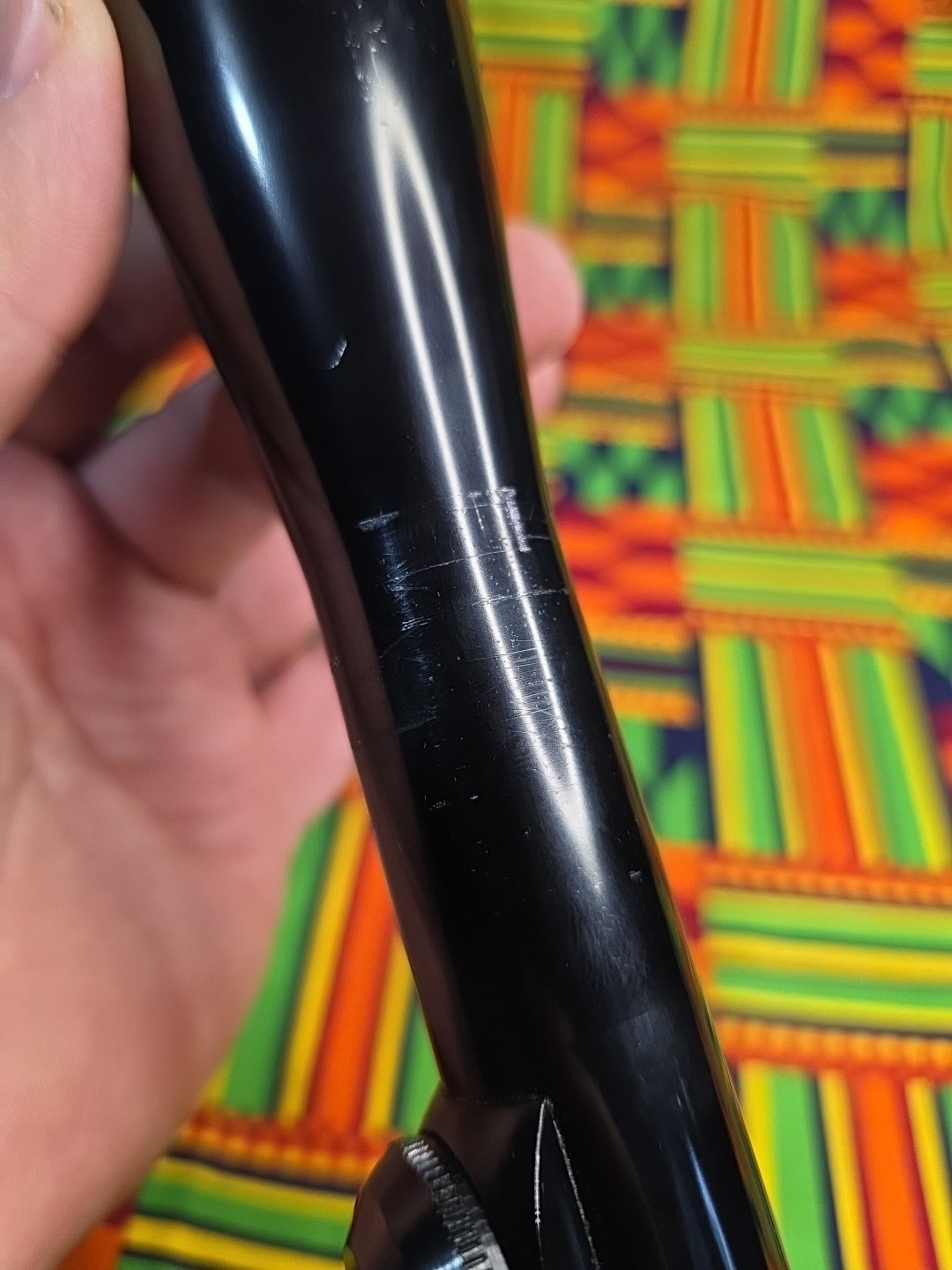 VINTAGE REDFIELD 6-18X ACCU-RANGE 600 GLOSS RIFLE SCOPE WITH AO TARGET RETICLE 