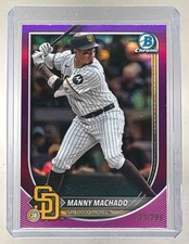 Manny Machado 2025 Bowman Chrome #6 Fuchsia Refractor /299