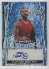 2025 Leaf Signature Series Sunrise Shimmer 1/1 Carlos Boozer #SR-CB2 Auto 8d2