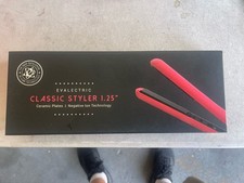 Evalectric Classic Styler Baby Pink Ceramic Plate Negative Ion Straightener