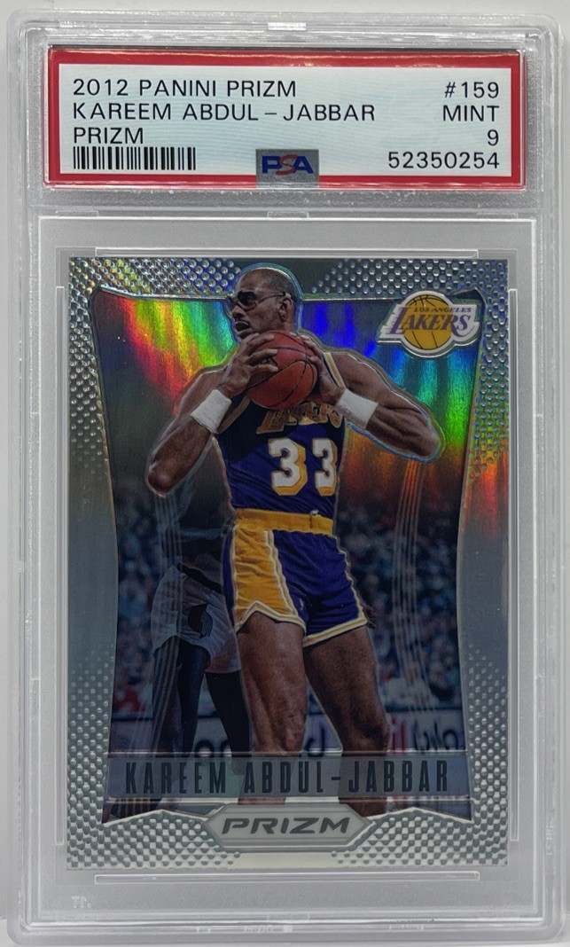 2012-13 Panini Prizm #159 Kareem Aboul-Jabbar Los Angeles Lakers Silver PSA 9 SP