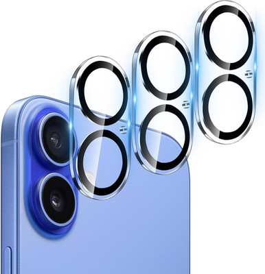 Camera Lens Protector for  16 and 16 plus 3 Pack, Tempered Glass, Ultra HD, 9H H