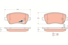Bremsbeläge für Opel Agila Nissan Note Micra V IV Suzuki Splash Swift ab 15->